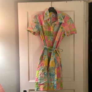 Lilly Pulitzer vintage patchwork dress
